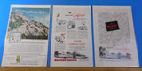 Ads Western Pacific Railroad Lot #21 Advertisements from various magazines (10)