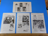 Ads Pullman Company Lot #1 Advertisements from various magazines (10)