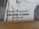 Southern Pacific Bulletin 1953 January Shasta Daylight 1,000,000th Passenger