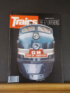 Trains Magazine 1979 January The E7 experience Southern hospitality