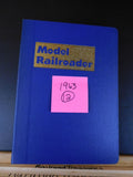 Model Railroader Magazine Complete year in MR blue binders 1963  12 issues