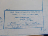 Blueprint PRR Diesel-Electric Locomotives Traction Motor Gear & Pinion  44105