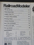 Railroad Modeler 1973 May Logging Railroad ideas Store front color cutouts Tree