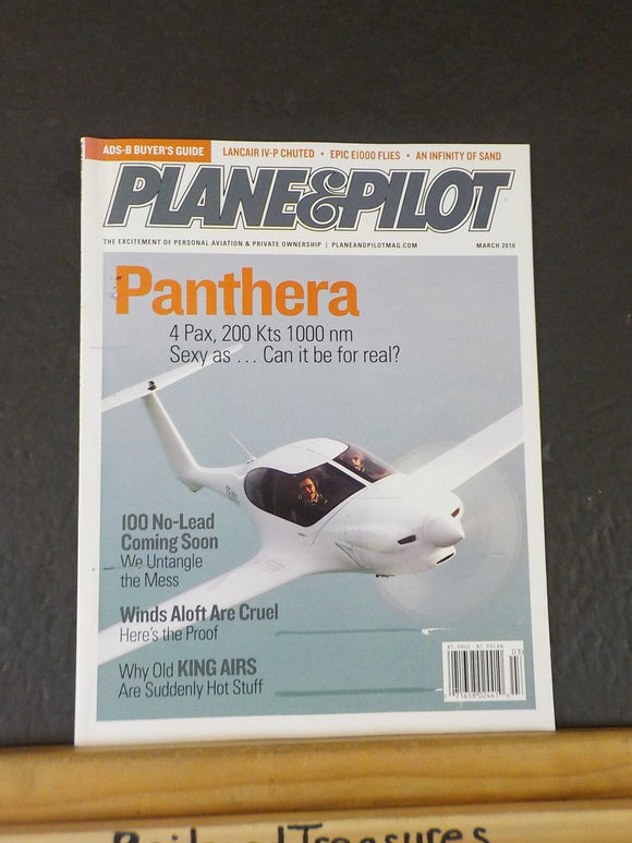 Plane & Pilot Magazine 2016 March Panthera Winds aloft are cruel