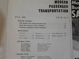 Modern Passenger Transportation 1960 July PTC displays new subway elevated cars