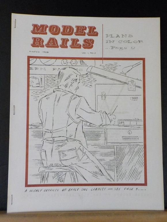Model Rails Magazine Vol 1 #2 1958 March Super detailing a brace side ...