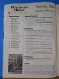 Railroad Model Craftsman Magazine 1988 February SIgns for that big city look BCR
