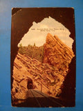 Postcard Sentinel Rock Tunnel #4 Moffat Road Colorado Postmarked 1909 Denver