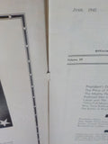 Railroad Trainman Magazine, the 1942 June Railroad Men in The War