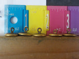 Button Pullman Lot of 5 Scoville  Gold in color
