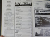 Mainline Modeler 2000 September Model factory building NP Stock car NKP 2-8-2