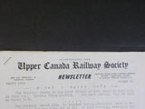 Upper Canada Railway Society Newsletter #98 March 1954 TTC subway opens