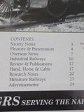 Narrow Gauge News #224 1998 January Society News