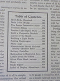 Model Railroader Magazine 1940 July Build a composite Gondola Position light sig