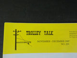 Trolley Talk #233 1997 November Dec Some prototype trolley coal cars P1
