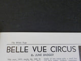 White Tops Circus Magazine 1955 MAy June Burns, Boldt and Hanus Circus History