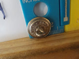 Button Rock Island Lines Waterbury Silver in color small button
