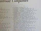 American Short Line Railway Guide  Lewis Soft Cover   1975 w/ supplement #1