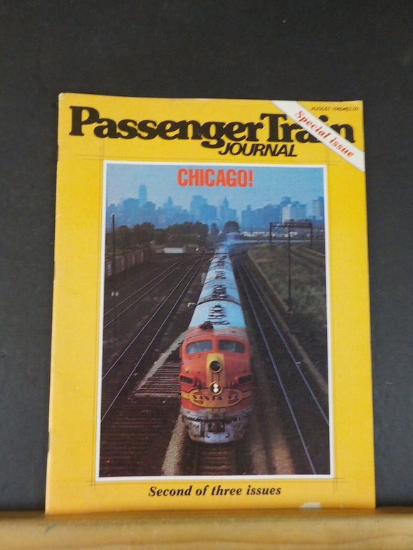 Passenger Train Journal #95 1985 August PTJ Chicago C&WI Great Stns Rail Transit