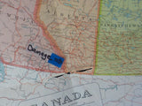 Map Canada Map of Canada 1961 Department of Mines and Technical Surveys 28 x 22