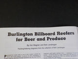 Burlington Bulletin #28 Billboard Reefers