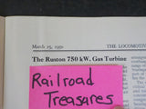Locomotive Railway Carriage & Wagon Review #691 1950 March 15th