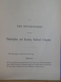 Philadelphia and Reading Railroad Co annual report 1868 November 30 President Ma