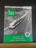 Ties Magazine Southern Railway Historical Assn 1993 January February V7 #1