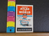 Map Pocket atlas of the World Union Pacific Railroad 1940s