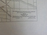 Indianapolis Union Railway Company Annual Report 1926 Fold out map