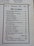 Model Railroader Magazine 1942 February Tracks ballast Inspection Loco plans