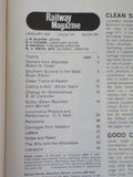 Railway Magazine 1978 January Cement from Weardale Clean Trains at Heaton