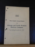 Chicago and North Western Railway Company Annual Report 1917 No map