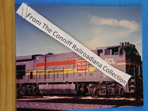 Photo Seaboard Coast Line Locomotive #SCL 5130 8X10 Color SCL/L&N