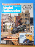 Model Railroader Magazine 1989 February Modeling tenements Milw Electric snow sw