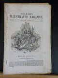 Graham’s Illustrated Magazine  1857 March Dec Lot of 2 issues