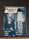 Railroad Model Craftsman Magazine 1963 August Water tower Rock Island 1936 diese