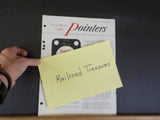 EMD Pointers 1957 July 25 #66 something new in gaskets with sample attached