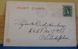 Postcard Lehigh Valley Linden Street Bridge Hamilton St Allentown PA 1907