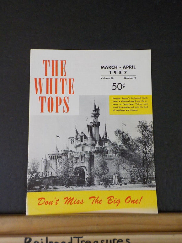 White Tops Circus Magazine 1957 March April Disnyeland and Koo Koo Klub