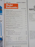 Model Railroader Magazine 1960 April Jack work builds a wood truss bridge