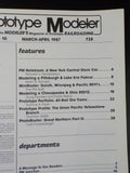 Prototype Modeler 1987 March April Ore trains NYC Stock car P&LE Flatcar D&WP