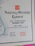 Norfolk and Western Railway Annual Report 27th year ended December 31 1922 MAP