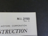 EMD Maintenance Instructions MI 2150 Rev B Air pressure windshield wiper