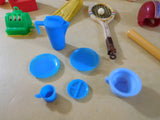 Vintage Dollhouse Furniture and Accessory Lot (37) Pieces Plastic