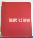 Canada's First Subway A Cavalcade of Progress 1921-1954 Toronto Transportation C