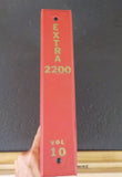 Extra 2200 South Binder 3 ring red notebook