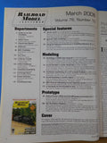 Railroad Model Craftsman Magazine 2008 March Model a specific time & place MP36
