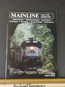 Mainline Modeler 1986 August Water tanks IC Pelican CSX diesel painting guide