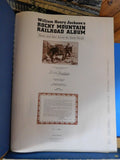 William Henry Jackson’s Rocky Mountain Railroad Album Steam and Steel 18 X 24